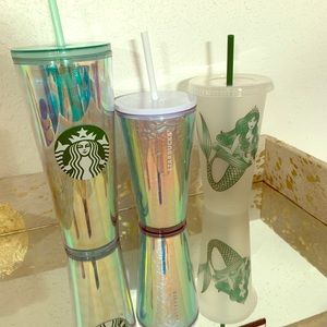 Starbucks iridescent mermaid collection